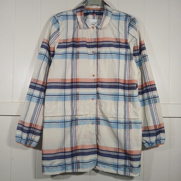 Herschel Supply Co. Other - Herschel Supply Co Jacket Packable Snap Windbreaker Shacket Men's Small Plaid LS